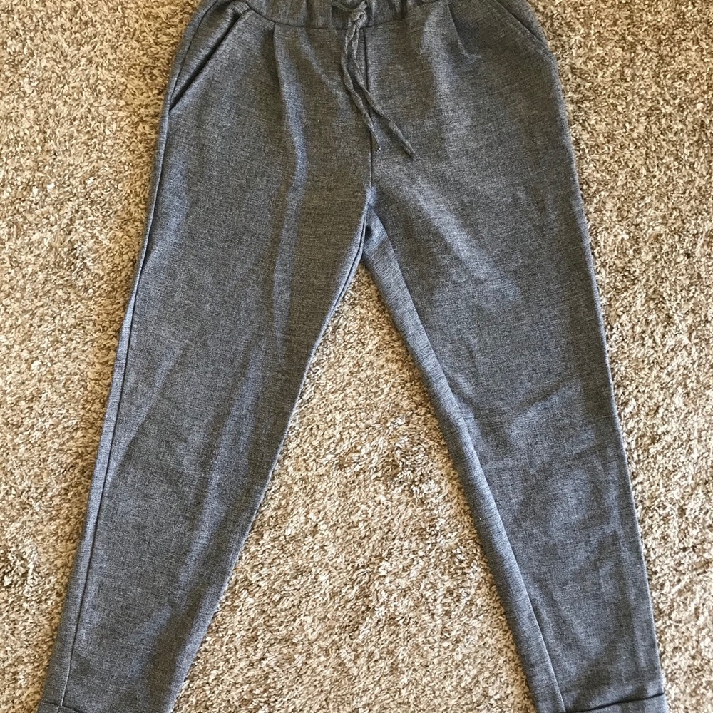 Men’s Korean Gray Long Pants
